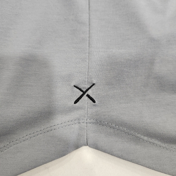 Cuts Curve Hem Polo Shirt Short Sleeve Super Soft Cotton Gray Mens Size XXL - Picture 6 of 9